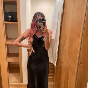 satin Maxi dress